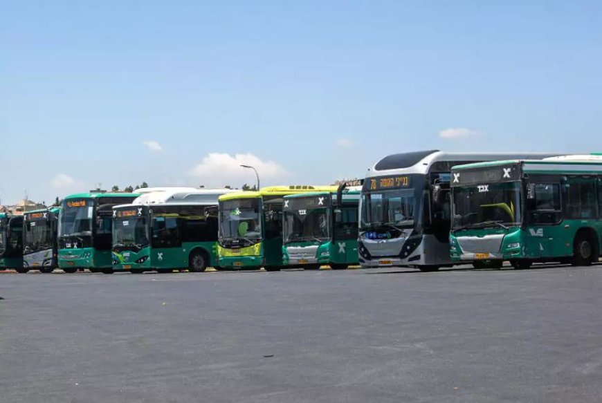 לאחר הקריאה לשביתה כללית: שיבושים בתנועת האוטובוסים בירושלים וביו"ש