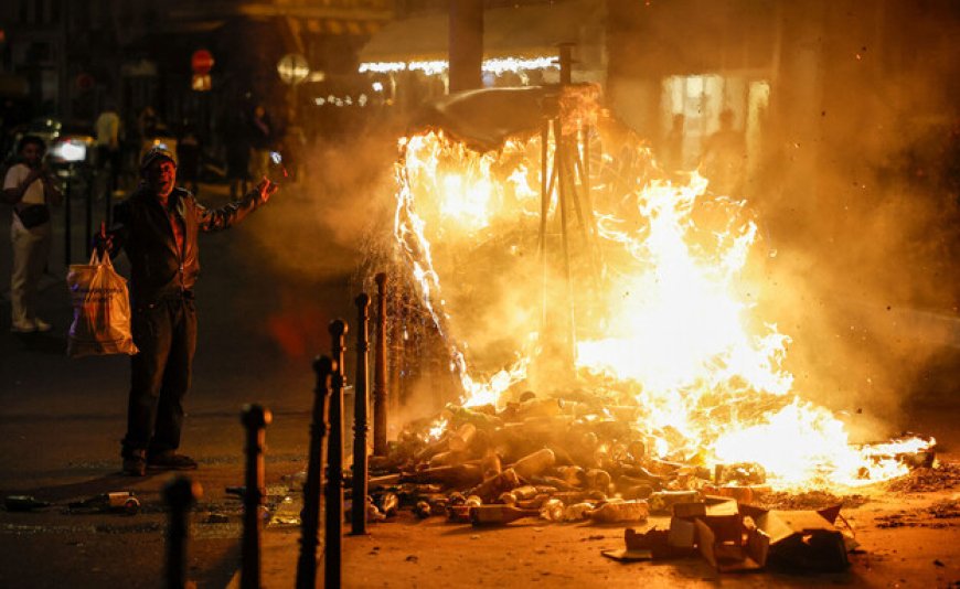 המהומות בצרפת נמשכות: כאלף אזרחים נעצרו בהתפרעויות הלילה
